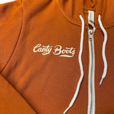 Autumn Canty Boots & Cowgirl on Canty Zip Up Sweatshirt