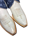 10 White & Designer Denim Canty Boots®