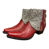10 Red & Leopard Canty Boots®