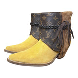 6.5 Two Toned Rough Out & Designer Canty Boots®