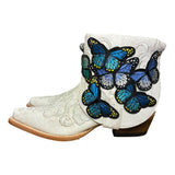 7 Floral Embroidered & Butterfly Patches Canty Boots®