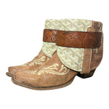 8.5 Embroidered Tan & Designer Canty Boots®
