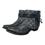 10 Embroidered Black & Designer Denim Canty Boots®