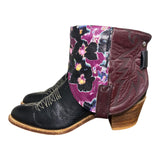 9.5 Two Toned & Floral Leather Canty Boots®