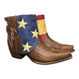 10 Brown & American Flag Canty Boots®