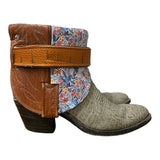 6 Two Toned Exotic & Floral Canty Boots®