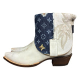 10 White & Designer Denim Canty Boots®