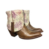 6.5 Brown & Floral Printed Canty Boots®