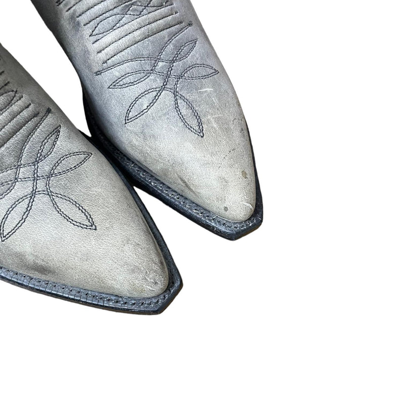 6.5 Gray & Blue Crystals Canty Boots®