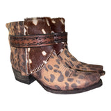 7.5 Leopard & Spotted Hair-on Hide Canty Boots®