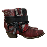 7 Camo & Dark Red Canty Boots®