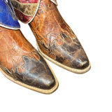 8.5 Brown & Tooled Americana Canty Boots®