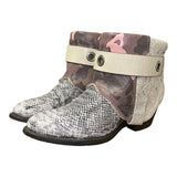 9.5 Embossed Exotic & Pink Camo Canty Boots®