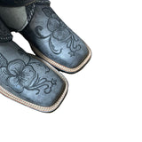8.5 Black & Embroidered Canty Boots®