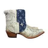 6.5 Tooled & Designer Denim Canty Boots®