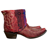 9 Embroidered Red & Wool Canty Boots®