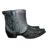 8.5 Embroidered Black & Leopard Canty Boots®