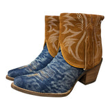 8 Denim Textile & Rough Out Canty Boots®