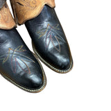 8 Two Toned & Tooled Stacked Heel Canty Boots®