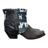 8 Black Exotic & Designer Denim Canty Boots®