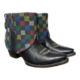 8 Black & Full Designer Denim Canty Boots®