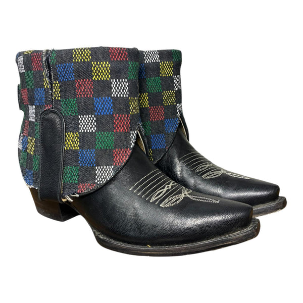 8 Black & Full Designer Denim Canty Boots®