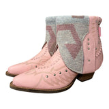 9 Studded Pink & Pastel Wool Canty Boots®