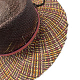 Multi Color Straw Hat - Size 7 1/8