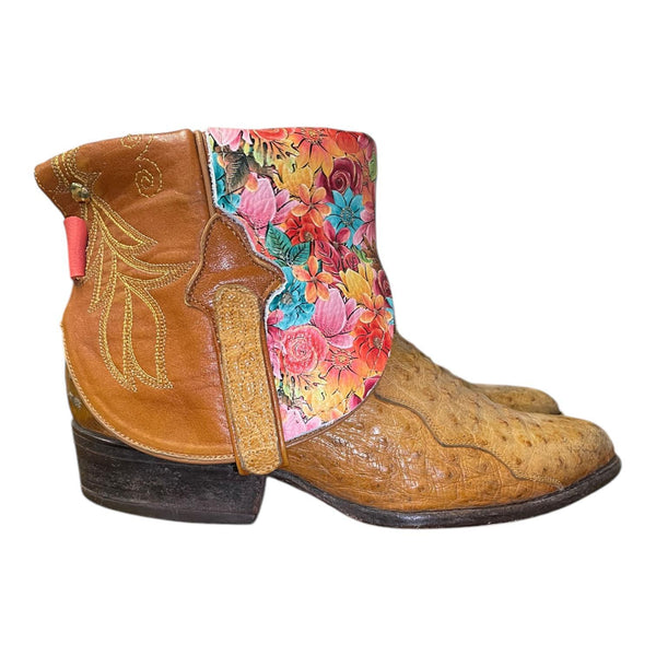 10 Exotic Tan & Floral Canty Boots®