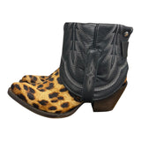 6.5 Leopard & Embroidered Black Canty Boots®
