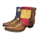 10 Brown & American Flag Canty Boots®