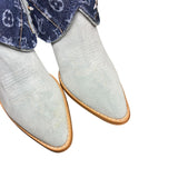 11 Baby Blue Rough Out & Designer Denim Canty Boots®