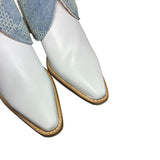 10 White & Designer Denim Stacked Heel Canty Boots®