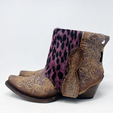 8.5 Purple Leopard Print Canty Boots®