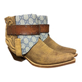 8 Marbled Brown & Designer Canty Boots®