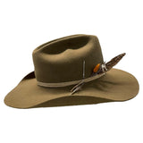 Brown Western Beaver Felt Hat - Size 7 3/8