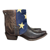 9.5 Dark Brown & American Flag Canty Boots®