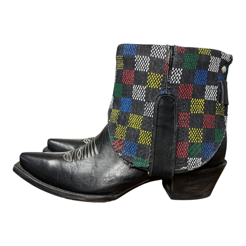 8 Black & Full Designer Denim Canty Boots®