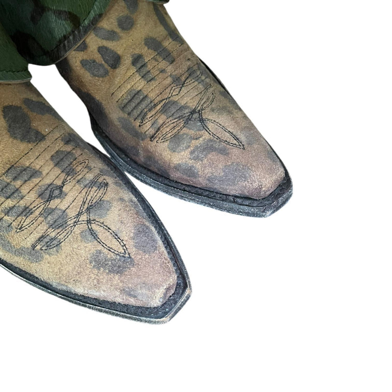 6 Leopard & Camo Hair-on Hide Canty Boots®