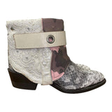 9.5 Embossed Exotic & Pink Camo Canty Boots®