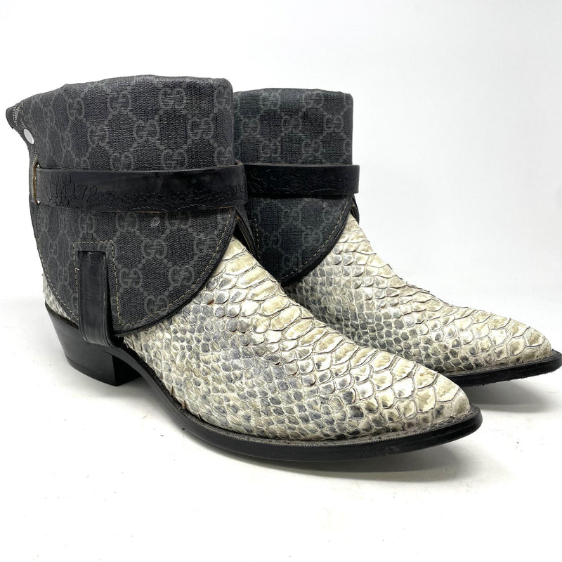 12 White Exotic & Full Designer Canty Boots®