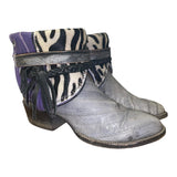 6 Exotic Gray & Purple Canty Boots®