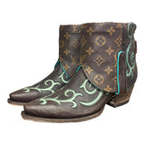 10 Tooled & Designer Canty Boots® with Chalcedony Concho