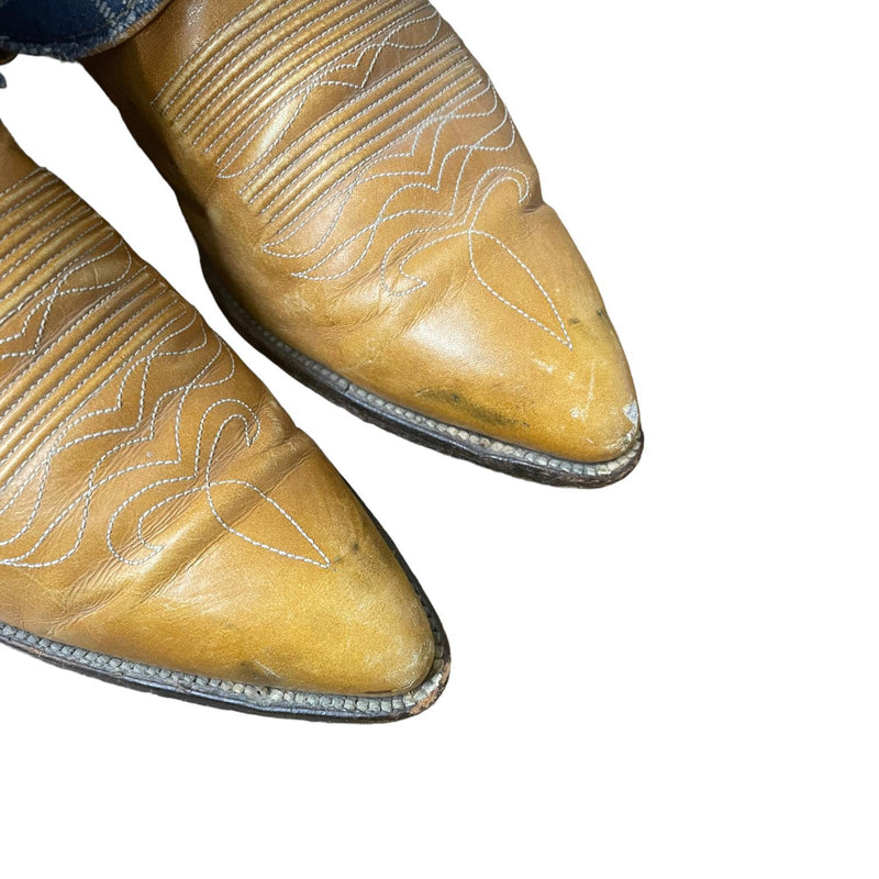 8 Tan & Full Designer Denim Canty Boots®