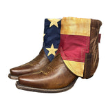 6.5 Brown & American Flag Canty Boots®