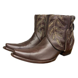 10 Brown & Multi-color Inlay Canty Boots®