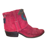 5.5 Red Rough Out Canty Boots®