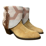 5.5 Two Toned Embroidered & Wool Canty Boots®