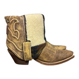 7 Distressed Brown & Wool Canty Boots®