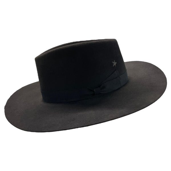 Black Dress Hat - Size 7 1/4